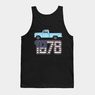 light blue 1978 Tank Top